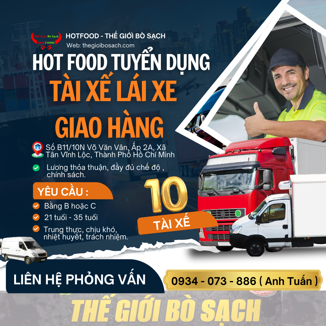TUYEN DUNG TAI XE