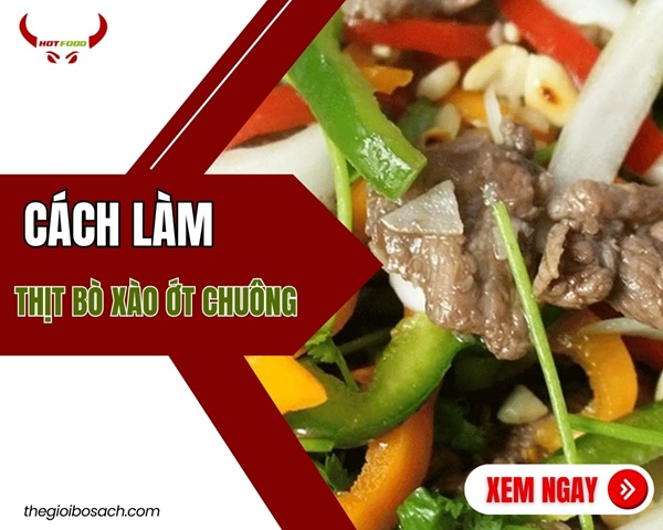 3 Cách Làm Thịt Bò Xào Ớt Chuông Ngon [ Hướng Dẫn Chi Tiết ]
