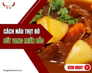 Cách nấu thịt bò sốt vang miền bắc