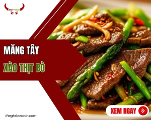 Măng tây xào thịt bò