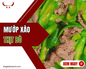 Mướp xào thịt bò