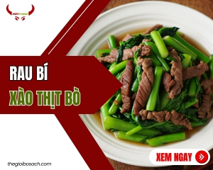 Rau Bí Xào Thịt Bò
