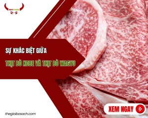 Sự khác biệt giữa thịt bò Kobe và thịt bò Wagyu