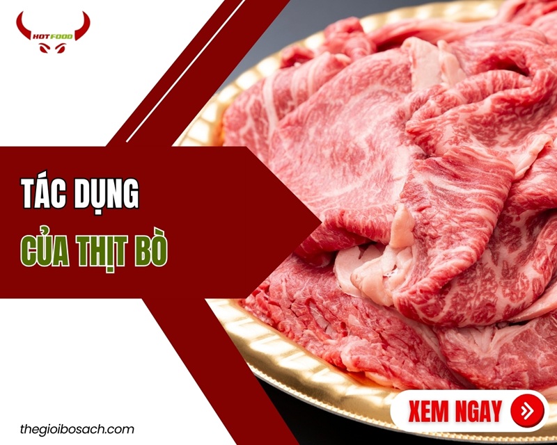 Tác dụng của thịt bò là gì với SỨC KHỎE? [7 Tác Dụng]