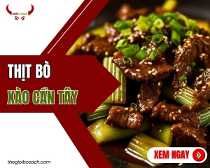 Thịt bò xào cần tây