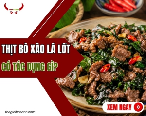 Thịt bò xào lá lốt có tác dụng gì? 