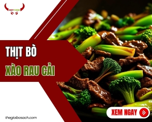 Thịt Bò Xào Rau Cải