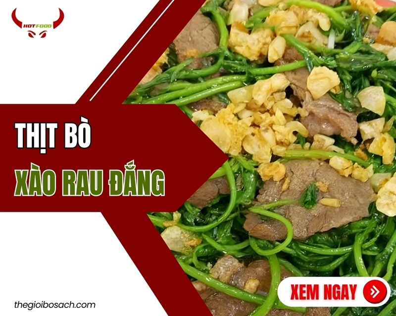 Cách làm thịt bò xào rau đắng ĐƠN GIẢN nhưng cực ngon