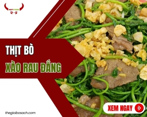 Thịt bò xào rau đắng
