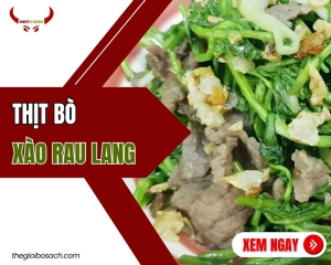 Thịt bò xào rau lang