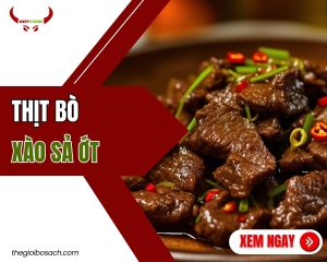 Thịt bò xào sả ớt