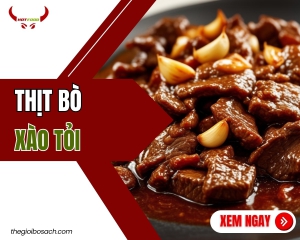Thịt bò xào tỏi
