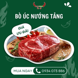 BÒ ÚC NƯỚNG TẢNG