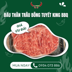 Đầu thăn trâu bông tuyết KING BBQ