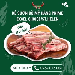 Dẻ Sườn Bò Mỹ hàng Prime Excel choice/ St.Helen