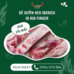 Dẻ sườn heo Iberico
