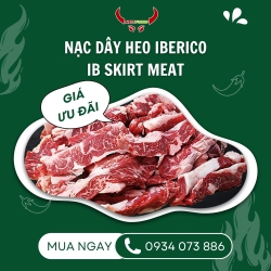 Nạc dây heo Iberico