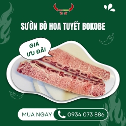 Sườn bò hoa tuyết Bokobe