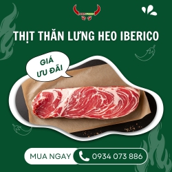 Thịt thăn lưng heo IBERICO