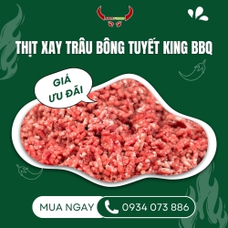 Thịt xay trâu bông tuyết KING BBQ